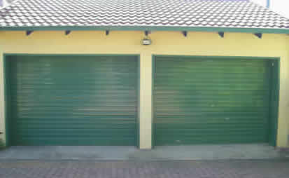 Green Roll-Up-Garage-Door